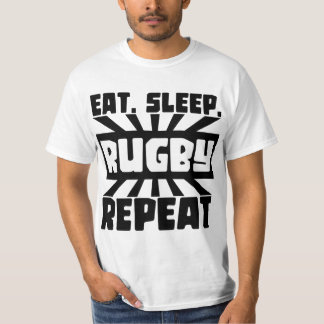 Camiseta repetir o râguebi do sono