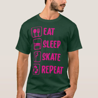 Camiseta Repetir o skate de sono