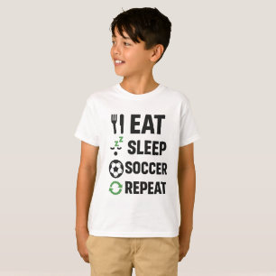 Camiseta Repetir o Soccer do Sono