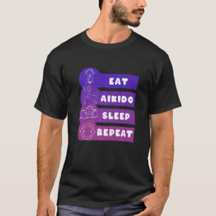Camiseta Repetir o Sono de Aikido