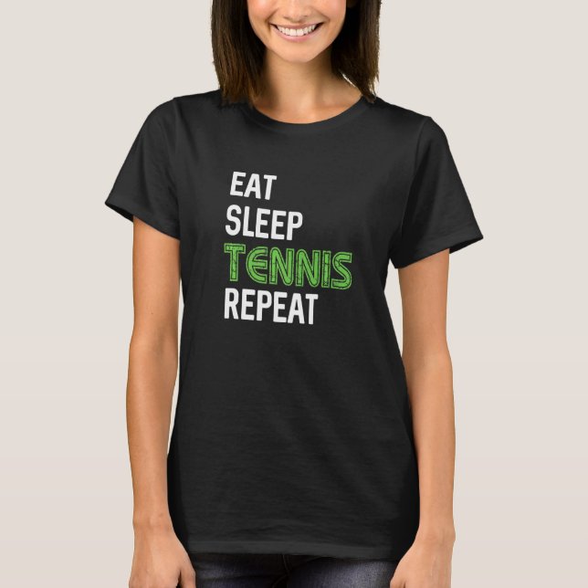 Camiseta Repetir o Tênis de latência (Frente)