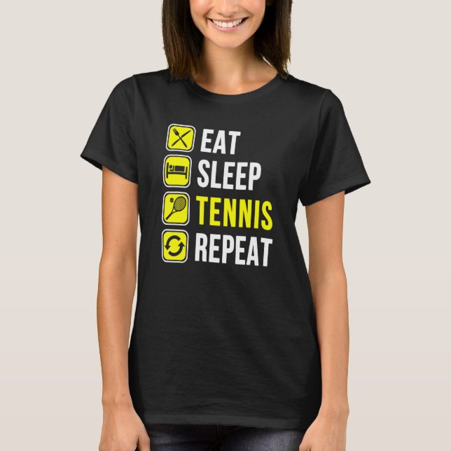 Camiseta Repetir o Tênis de latência (Frente)