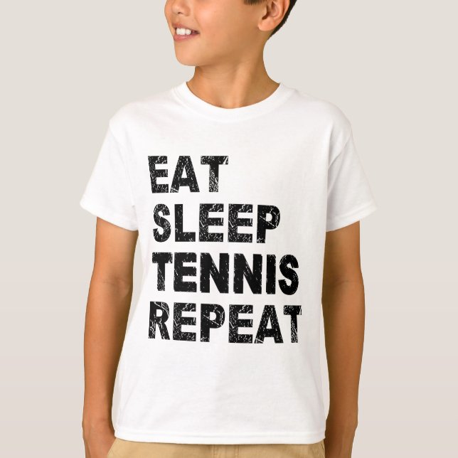 Camiseta Repetir o Tênis de latência (Frente)
