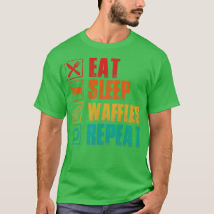 Camiseta Repetir o wafffle do sono