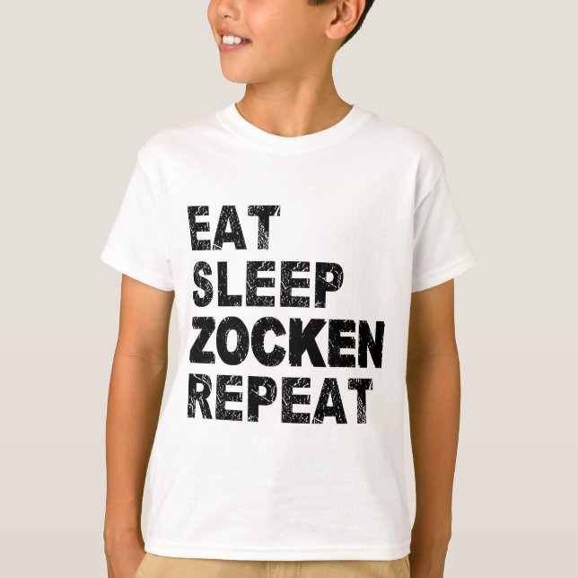 Camiseta Repetir o Zocken de Sono (Frente)