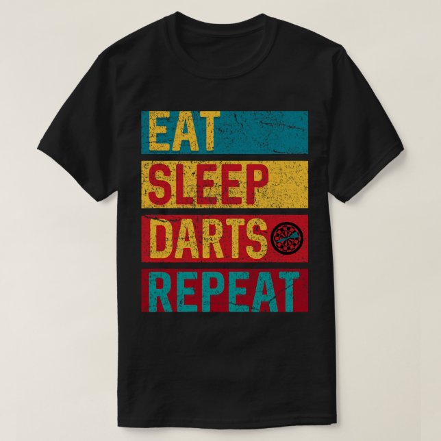 Camiseta Repetir os Dardos do Sono (Frente do Design)