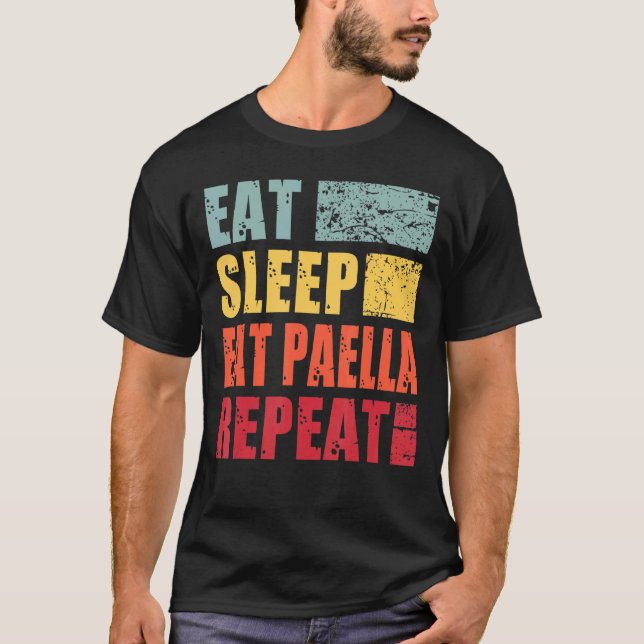Camiseta Repetir Paella do Sono (Frente)