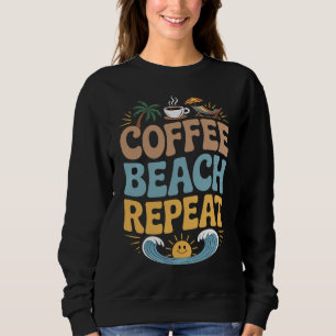 Camiseta Repetir Praia do Café - Relaxe o Verão Vibes Chill
