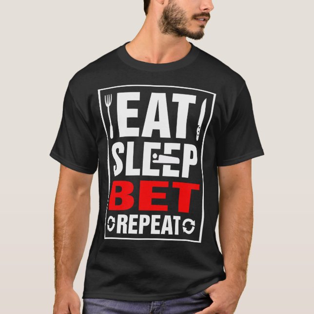 Camiseta Repetir Repetição de Repouso (Frente)