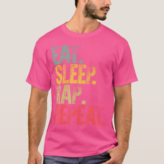 Camiseta Repetir Repetição de Repouso Gif Comer Rap de Repo