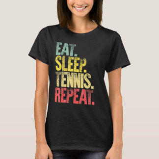 Camiseta Repetir Repetição de Repouso Gif Comer Tênis de Re