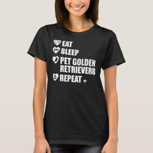 Camiseta Repetir Retirada do Ouro de Pet Repouso