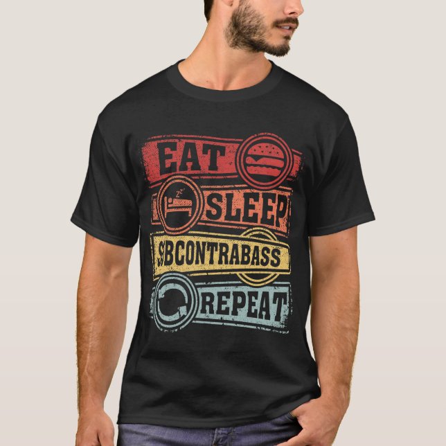 Camiseta Repetir subcontrabão de latência (Frente)