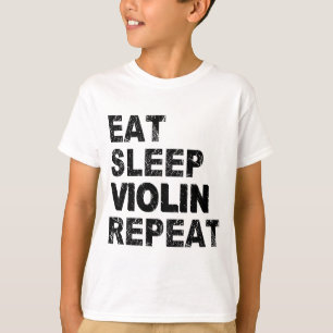 Camiseta Repetir Violino no Sono