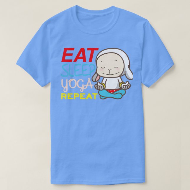 Camiseta Repetir Yoga no Sono (Frente do Design)