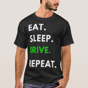 Camiseta Repita a operação da unidade de repouso para direc