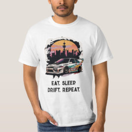Camiseta Repita A Operação De Desvio De Sono. Japão car jdm