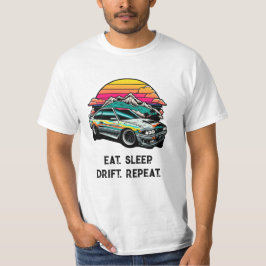 Camiseta Repita A Operação De Desvio De Sono. Japão car jdm