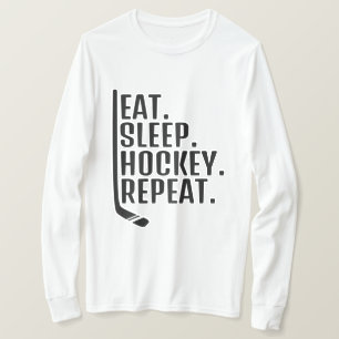 Camiseta Repita Hockey Dormir Comer