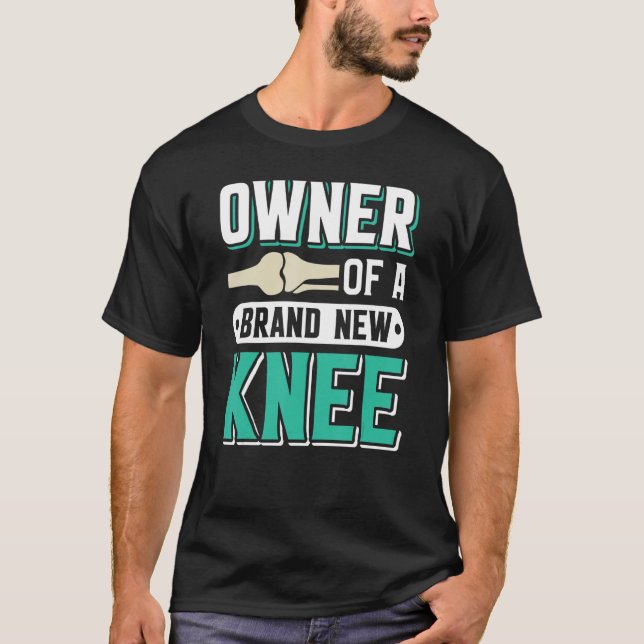 Camiseta Repla do joelho do Clube Bionic do Joelho Sobreviv (Frente)