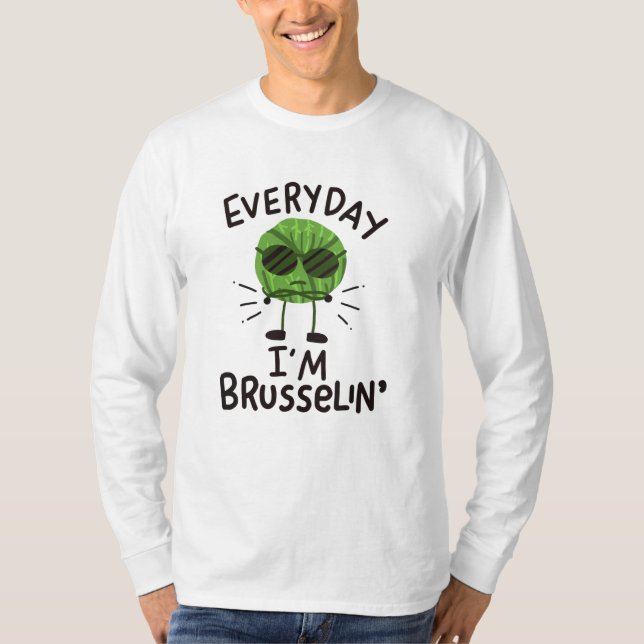 Camiseta Repolho de Bruxelas Vegano (Frente)