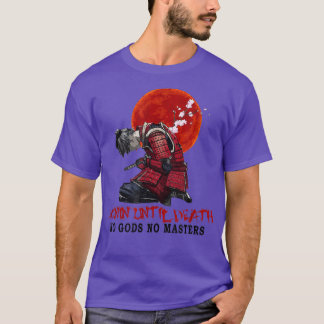 Camiseta Repórter Clássico do Samurai Japonês Vintage Ron