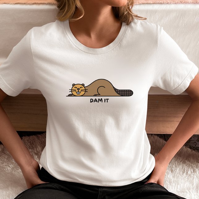 Camiseta Represa Castor (Criador carregado)