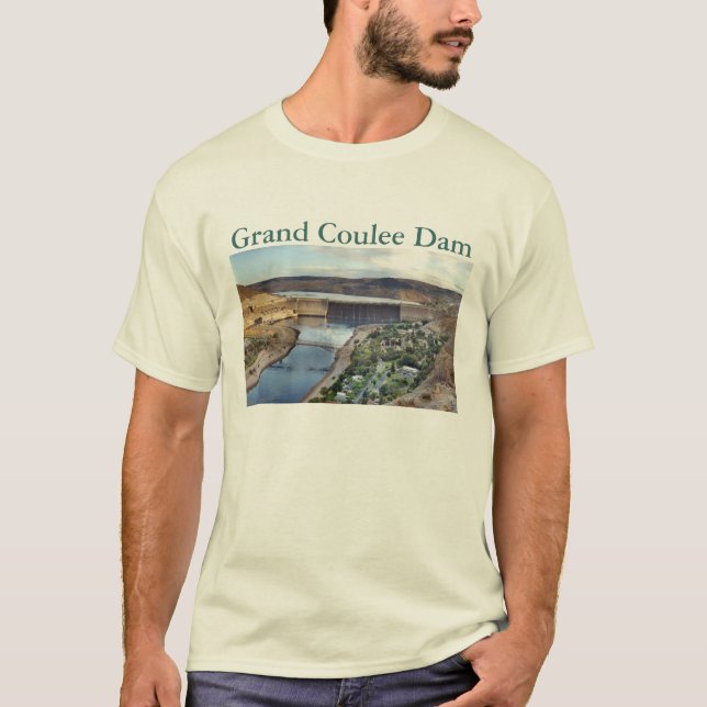 Camiseta Represa grande de Coulee (Frente)