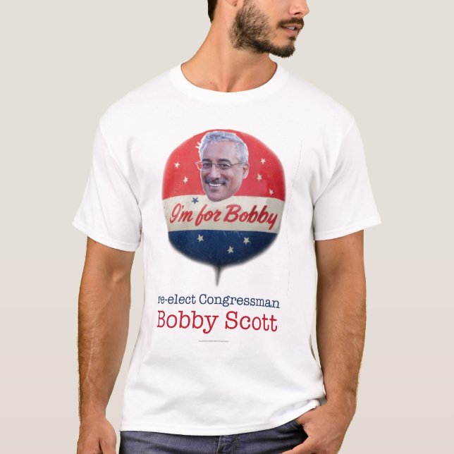 Camiseta Representante. Bobby Scott para o congresso (Frente)