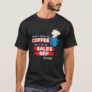 Camiseta Representante de Vendas e Avaliações de Café Dizen