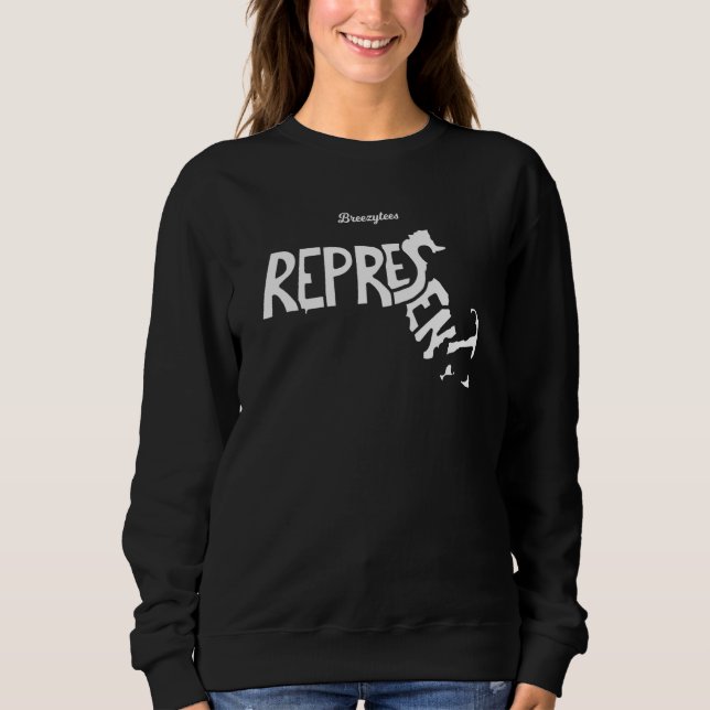 Camiseta Representar Massachusetts (Frente)