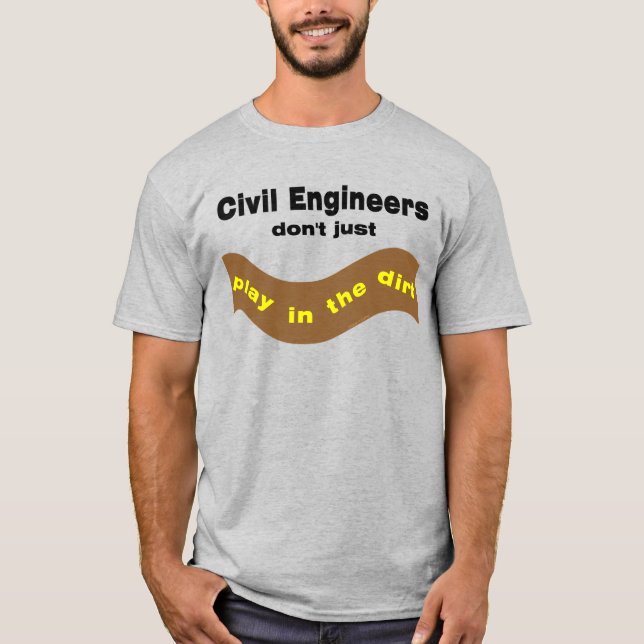 Camiseta Reprodução de Engenheiros Civis (Frente)