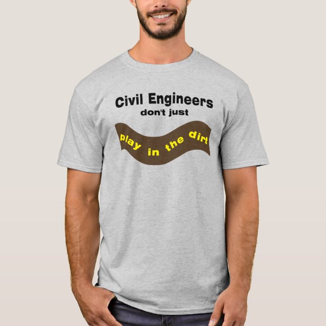 Camiseta Reprodução de Engenheiros Civis (Frente)