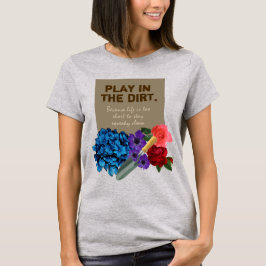 Camiseta REPRODUÇÃO DE Jardinagem de Flor NA ALERTA