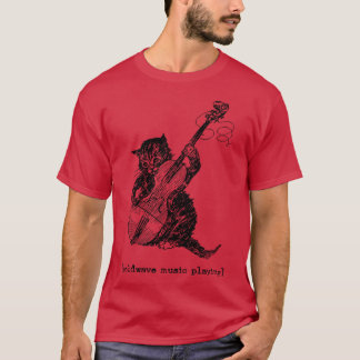 Camiseta Reprodução de Música Coldwave