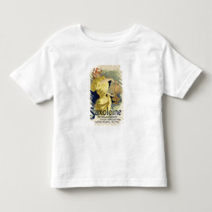 Camiseta Reprodução de uma poster publicitária "saxolein