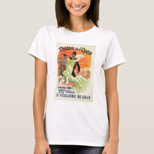 Camiseta Reprodução de uma propaganda de poster o Carn 18