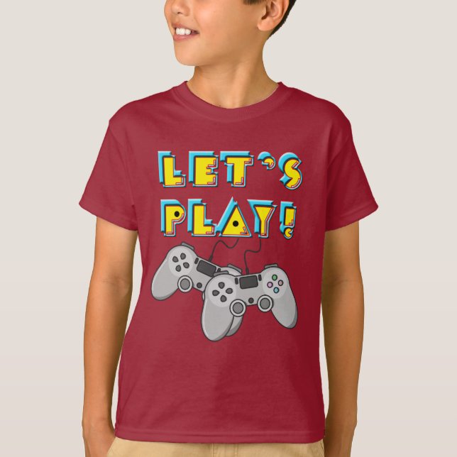 Camiseta Reprodução do vamos - Dia do Video games (Frente)