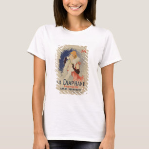 Camiseta Reprodução La Diaphane de uma propaganda de post