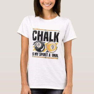 Camiseta Reprodutor de Cue do Snooker de Bilhares de piscin