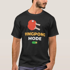 Camiseta Reprodutor de Tênis do Modo Ping Pong