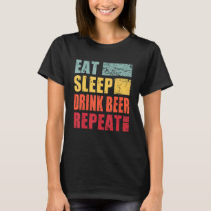 Camiseta Reproduza a cerveja de bebida adormecida