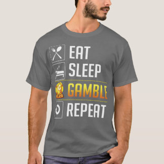 Camiseta Reproduza o Gamble do modo Sleep