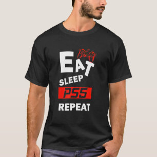 Camiseta Reproduza O Jogo De Vídeo Ps5 Sleep