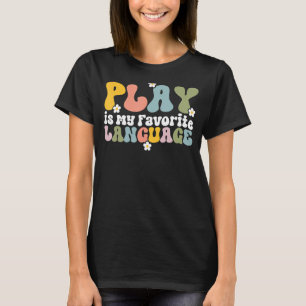 Camiseta Reproduzir é o meu Fala Pediátrico de Idioma Favor