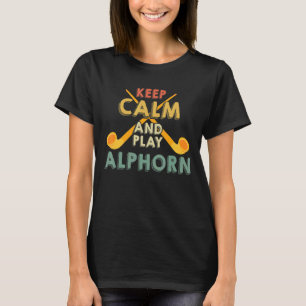 Camiseta Reproduzir instrumento de Música em Alfabeto em Al
