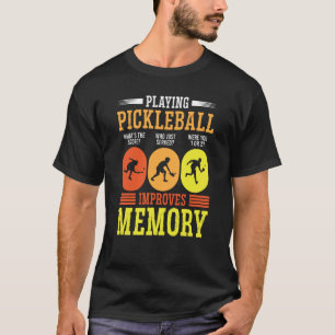Camiseta Reproduzir o Pickleball melhora o leitor de tinta 