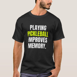 Camiseta Reproduzir o Pickleball melhora o leitor de tinta 
