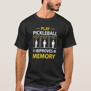 Camiseta Reproduzir o Pickleball melhora o leitor de tinta 