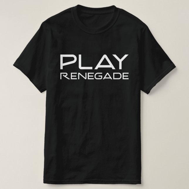 Camiseta Reproduzir Renegado (Frente do Design)